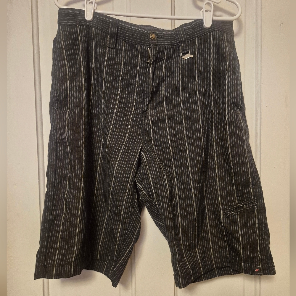 Y2K Tony Hawk Pin strip shorts excellent shape  Black And White Size 32